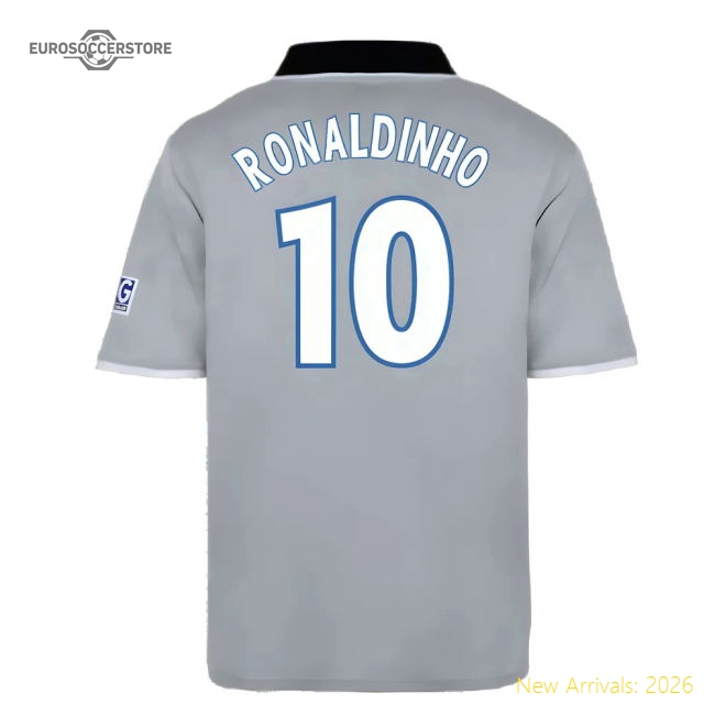 PSG 2000 Paris Saint Germain Away Shirt (RONALDINHO 10)-Vantage Point Soccer